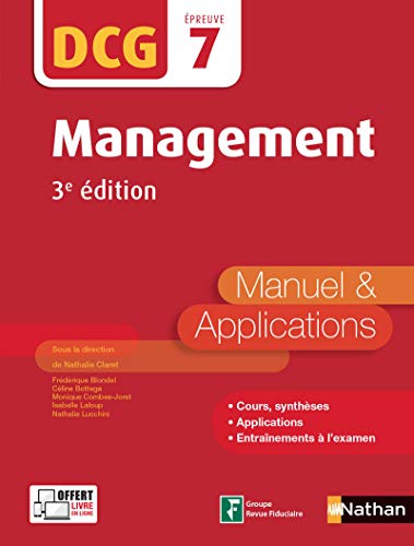 Beispielbild fr Management - DCG 7 - Manuel et applications zum Verkauf von Ammareal