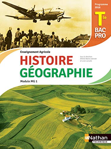 Imagen de archivo de Histoire et Gographie Tle Bac pro Agricole a la venta por medimops