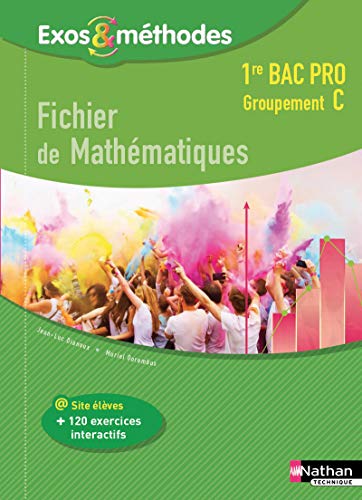 Imagen de archivo de Fichier de mathmatiques 1re Bac Pro Groupement C a la venta por Revaluation Books