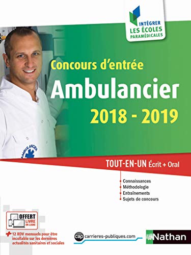 Stock image for Concours d'entre Ambulancier - Ecrit + Oral - 2019 for sale by Ammareal