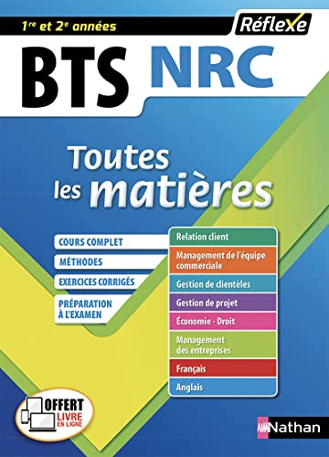 Beispielbild fr Ngociation et Relation Client BTS NRC 1re et 2e annes : Toutes les matires zum Verkauf von Ammareal