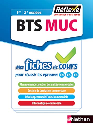 Stock image for Bts Muc, 1re, 2e Annes : Mes Fiches De Cours Pour Russir Les preuves E4, E5, E6 for sale by RECYCLIVRE