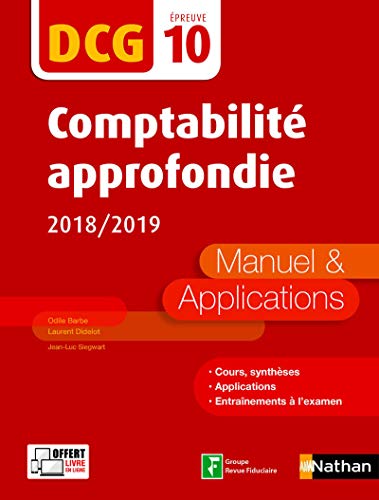 Stock image for Comptabilit approfondie - DCG 10 - Manuel et applications for sale by Ammareal