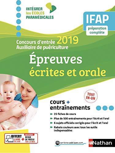 Beispielbild fr Concours Auxiliaire de puriculture - Ecrit + Oral - 2019 zum Verkauf von Ammareal