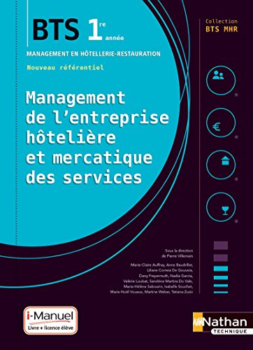 Stock image for Management de l'entreprise Htelire et Mercatique des services (MEHMS) - 1re anne BTS MHR for sale by medimops