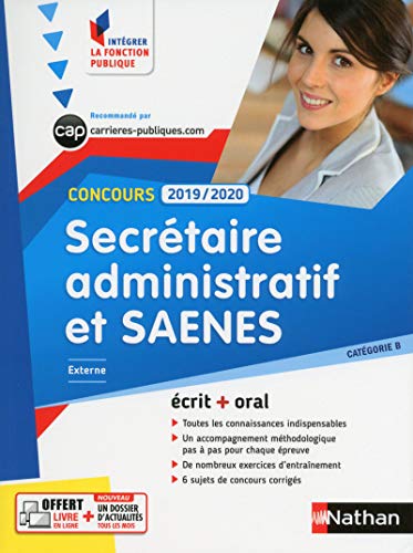 Stock image for Concours Secrtaire administratif et SAENES - Catgorie B - 2018 for sale by Ammareal
