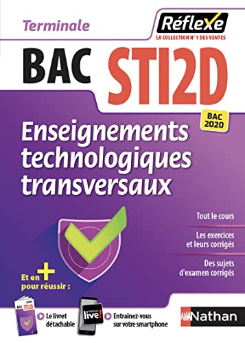 Beispielbild fr Enseignements technologiques transversaux - Guide Reflexe - Tle Bac STI2D - Bac 2020 zum Verkauf von Ammareal