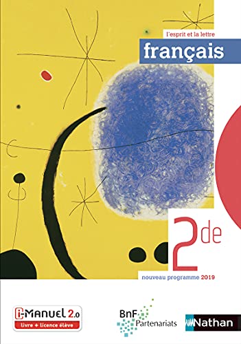 Beispielbild fr Franais 2de (L'esprit et la lettre) Livre + licence lve 2019 zum Verkauf von Gallix