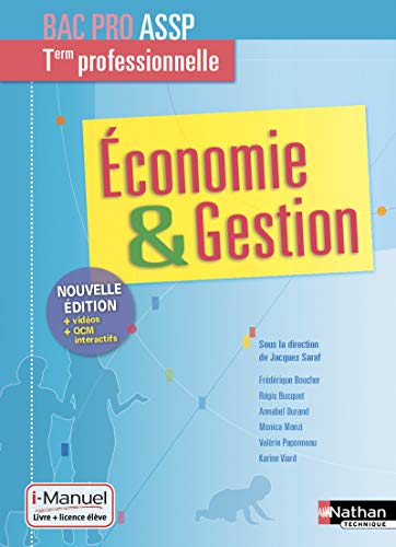 Beispielbild fr Economie et gestion - Term Bac pro ASSP - Livre + licence lve - 2019 zum Verkauf von Gallix