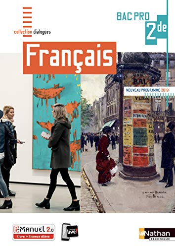Beispielbild fr Franais 2me Bac Pro (Dialogues) Livre + licence lve 2019 zum Verkauf von Gallix
