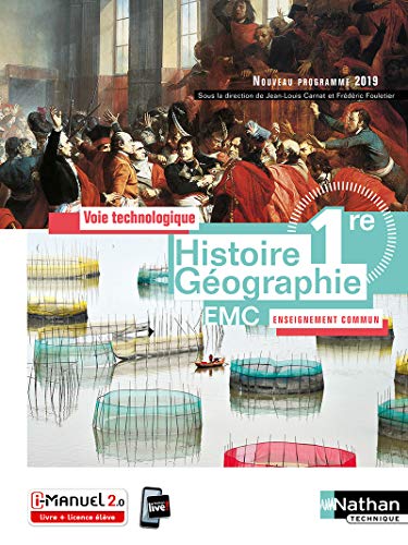 Beispielbild fr Histoire-Gographie EMC 1re - Voie technologique - Enseignement commun - Livre + licence lve zum Verkauf von Gallix