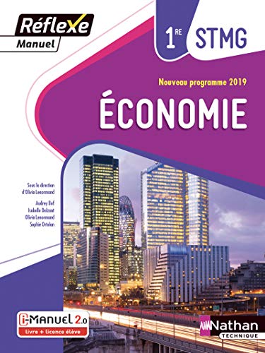 Beispielbild fr Economie - 1re STMG (Manuel Rflexe) Livre + Licence lve - 2019 zum Verkauf von Gallix