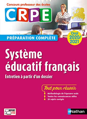 Beispielbild fr Systme ducatif franais - Oral 2020 Prparation complte - (Concours Professeur des coles) 2020 zum Verkauf von Ammareal