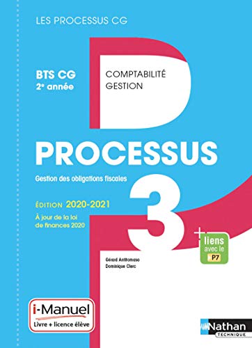 Stock image for Processus 3 - Gestion des Obligations Fiscales BTS CG 2e anne for sale by medimops