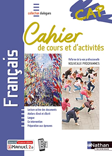 Beispielbild fr Franais Cap : Cahier De Cours Et D'activits : Rforme De La Voie Professionnelle, Nouveaux Program zum Verkauf von RECYCLIVRE