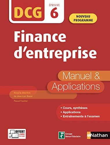 Beispielbild fr Finance d'entreprise - DCG - Epreuve 6 - Manuel et applications - 2020 zum Verkauf von medimops