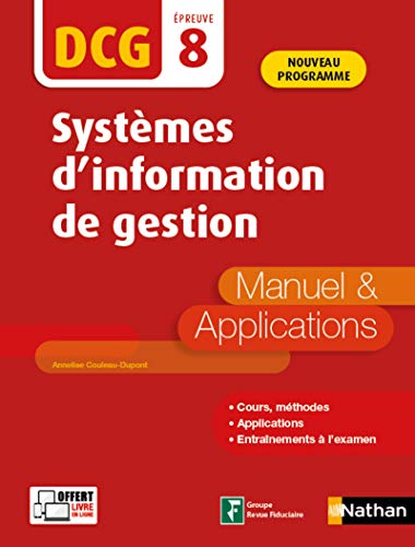9782091671499: Systmes d'information de gestion - Epreuve 8 DCG - Manuel & Applications - 2020