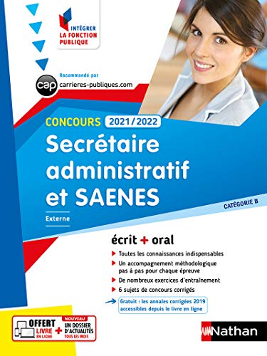 Beispielbild fr Concours Secrtaire administratif et SAENES 2021-2022 - CAT B N1 (IFP) 2021 (01) zum Verkauf von Books Unplugged
