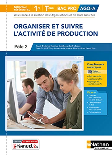 Beispielbild fr Organiser et suivre l'activit de production 1re/Term Bac pro - Livre + licence lve - 2021 zum Verkauf von Gallix