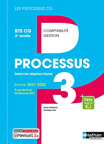 Stock image for Processus 3 Gestion Des Obligations Fiscales : Bts Cg 2e Anne for sale by RECYCLIVRE