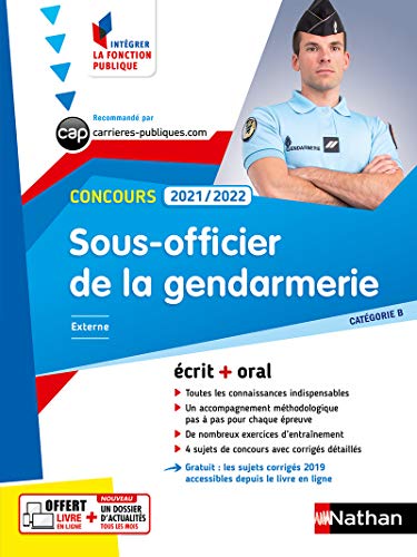 Beispielbild fr Sous-officier De La Gendarmerie, Concours 2021-2022 : Catgorie B, Externe : crit + Oral zum Verkauf von RECYCLIVRE