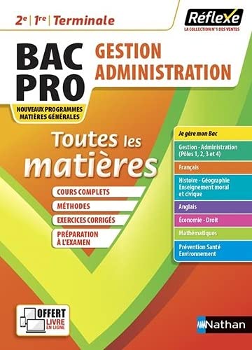 Stock image for Toutes les matires Bac Pro GA - Rflexe (12) - Terminale for sale by Ammareal