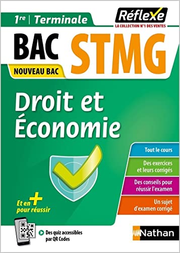 Beispielbild fr Spcialit Droit et conomie - STMG - 1re/Term - (Guide Rflexe N19) - 2022 zum Verkauf von medimops