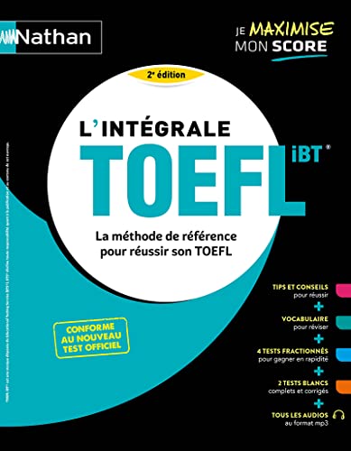 Stock image for L'intgrale TOEFL - La mthode de rfrence pour russir son TOEFL - 2022 for sale by Buchpark