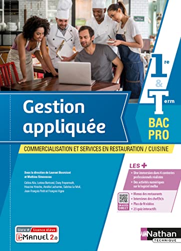 Stock image for Gestion applique - 1re/Tle Bac Pro Cuisine - CSR for sale by medimops