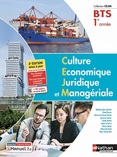 Imagen de archivo de Culture conomique juridique et managriale - BTS 1 (CEJM) Livre + licence lve - 2022 a la venta por medimops