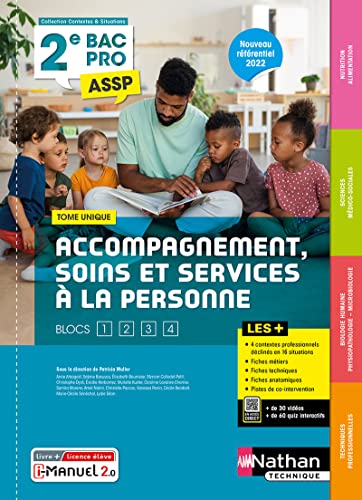 Beispielbild fr Tome unique (SMS, Biologie, Nutrition-Alimentation) 2me Bac Pro ASSP - Livre + Licence lve 2022 zum Verkauf von Gallix