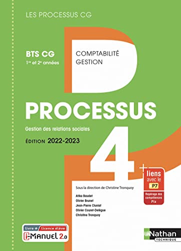 9782091676623: Processus 4 - BTS CG 1re et 2me annes (Les Processus CG)