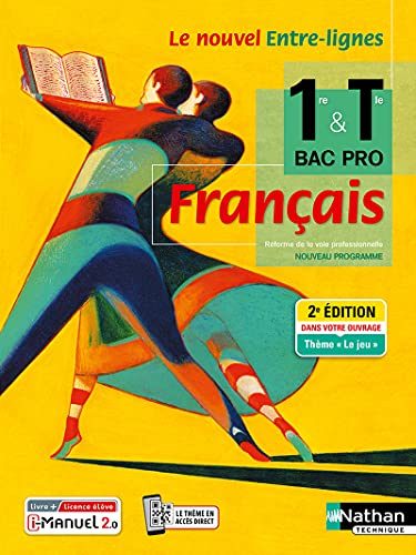 Beispielbild fr Franais 1re/Term Bac Pro (Entre-lignes) Livre + licence lve 2021 zum Verkauf von Gallix
