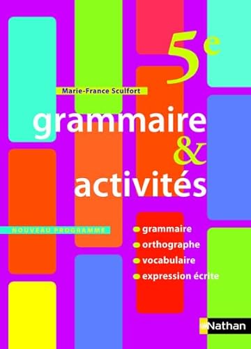 Beispielbild fr Grammaire et Activits 5e zum Verkauf von Ammareal