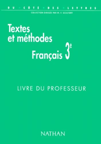 9782091714790: Franais 3e textes et mthodes livre du professeur