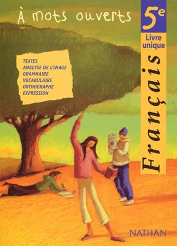 Beispielbild fr FRANCAIS A MOTS OUVERTS 5E ELEVE 2001 zum Verkauf von HPB-Red