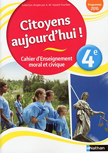 Imagen de archivo de Cahier d'enseignement moral et civique 4e a la venta por Ammareal