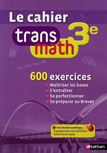 Stock image for Le Cahier Transmath 3e for sale by Ammareal