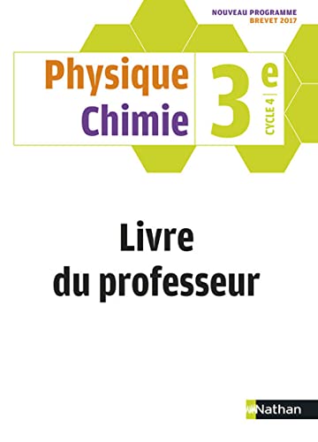 Beispielbild fr physique-chimie ; 3e ; livre du professeur (dition 2017) zum Verkauf von Chapitre.com : livres et presse ancienne