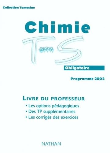 Beispielbild fr Chimie, terminale, Bac S (Manuel du professeur) zum Verkauf von medimops