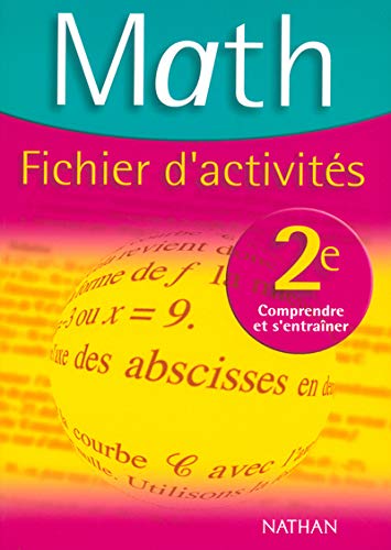 Beispielbild fr Mathmatiques, 2nde (Fichier d'activits) zum Verkauf von Ammareal