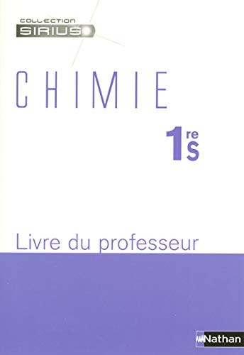 Beispielbild fr CHIMIE 1RE S PROF 2005 zum Verkauf von Ammareal