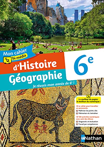 Stock image for Mon cahier bi-mdia d'Histoire Gographie 6e for sale by Ammareal