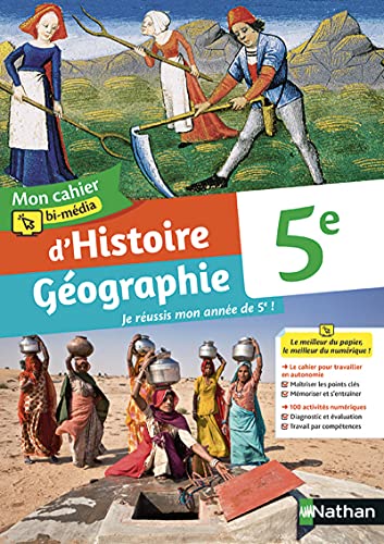 Beispielbild fr Mon cahier bi-mdia d'Histoire Gographie 5e zum Verkauf von medimops