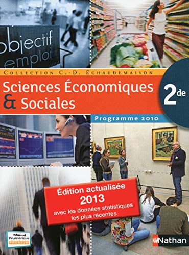 Stock image for Sciences conomiques et sociales 2de for sale by Mli-Mlo et les Editions LCDA
