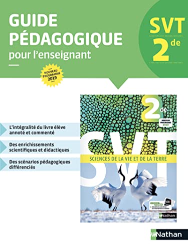 Beispielbild fr Sciences de la vie et de la terre 2de - Livre du professeur 2019: Guide pdagogique zum Verkauf von Buchpark