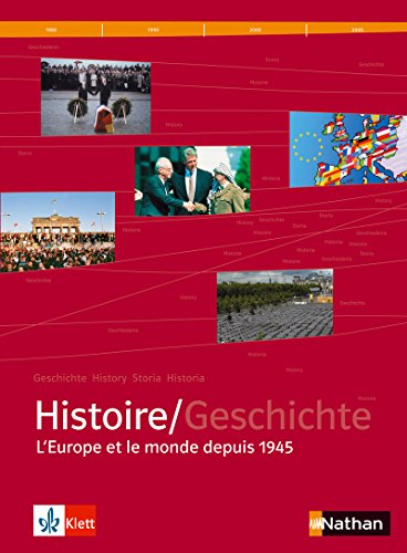 Stock image for Manuel d'Histoire franco-allemand Tles L-ES-S : L'Europe et le monde depuis 1945 (1CD audio) for sale by Ammareal