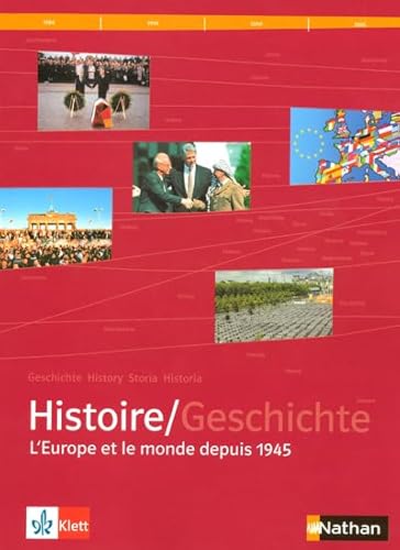 Stock image for Manuel d'histoire franco-allemande Tle L-ES-S : L'Europe et le monde depuis 1945 (1CD audio) for sale by medimops