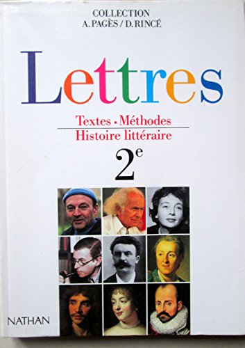 Beispielbild fr Lettres: Textes, mthodes, histoire littraire, 2e zum Verkauf von Mli-Mlo et les Editions LCDA