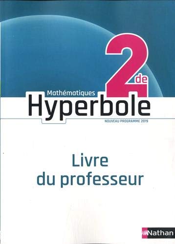 Stock image for Mathmatiques 2de Hyperbole : Livre du professeur for sale by Revaluation Books